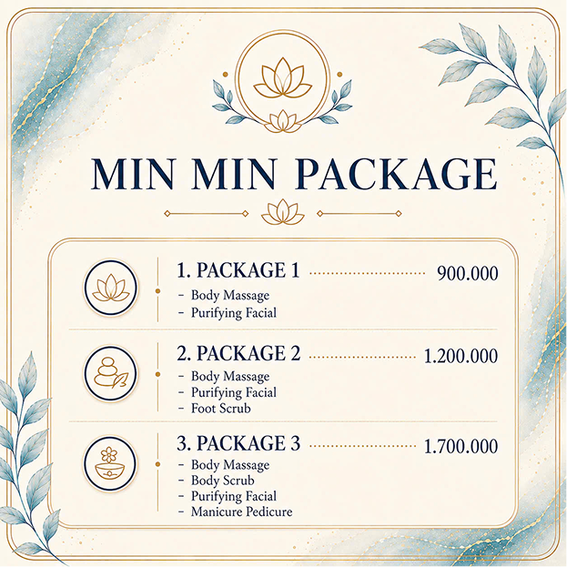 Min Mi Package menu