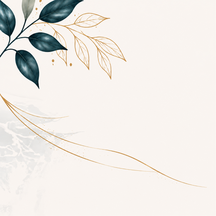 Leaf decorative graphic for Min Min Spa